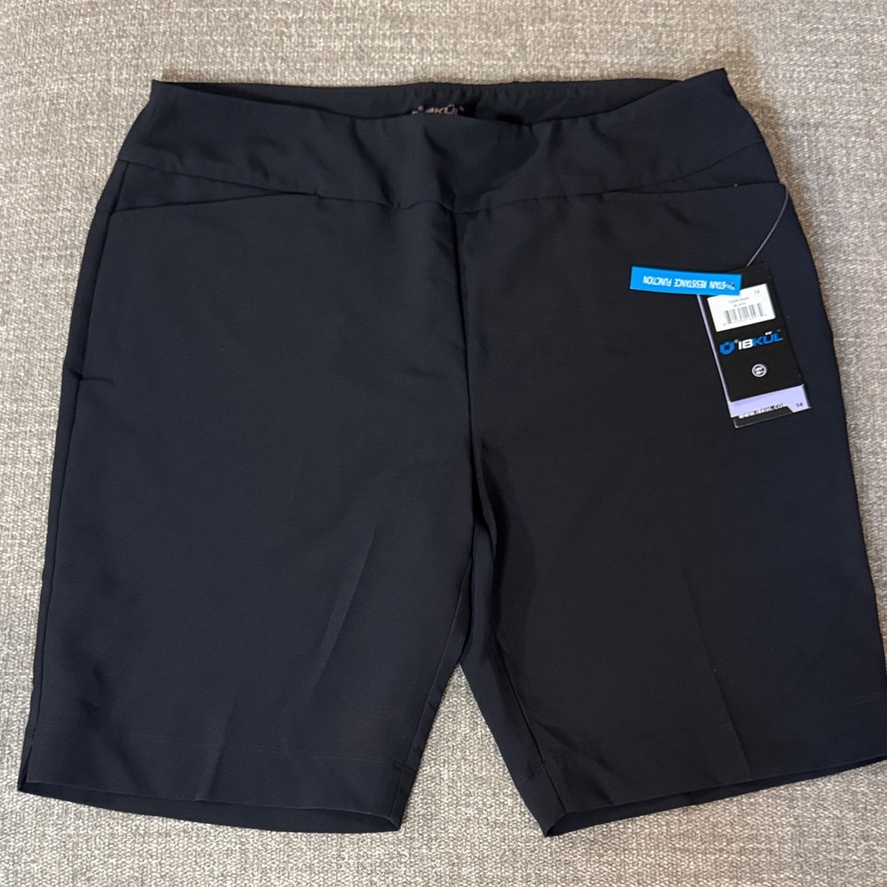 IBKUL Black Performance Shorts